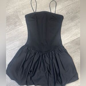 Elegant Black Strapless Dress